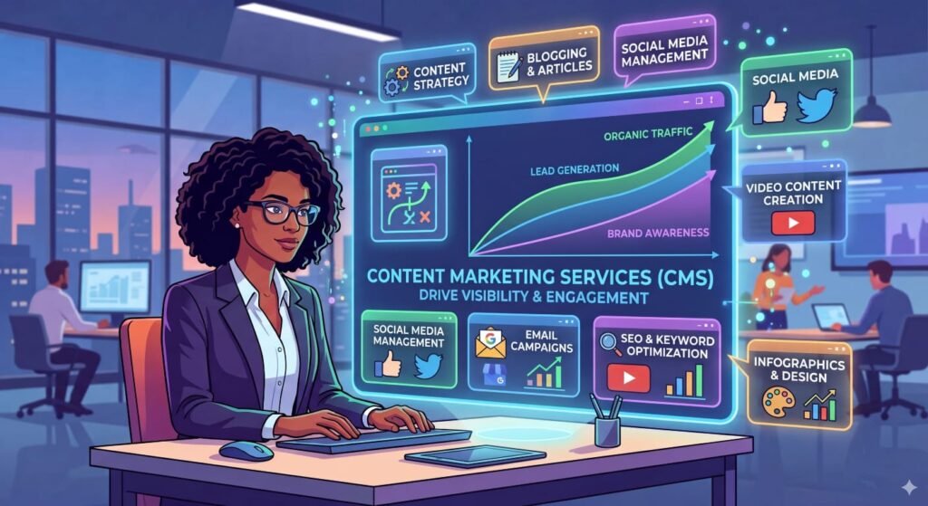 CMS o Content Marketing Service in Dubai